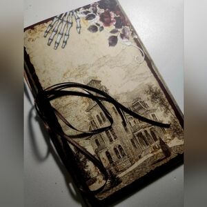 Junk Journal Booklet "WINCHESTER MYSTERY HOUSE" Handmade Lg 8.5"x5.5" 40pg